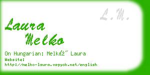 laura melko business card